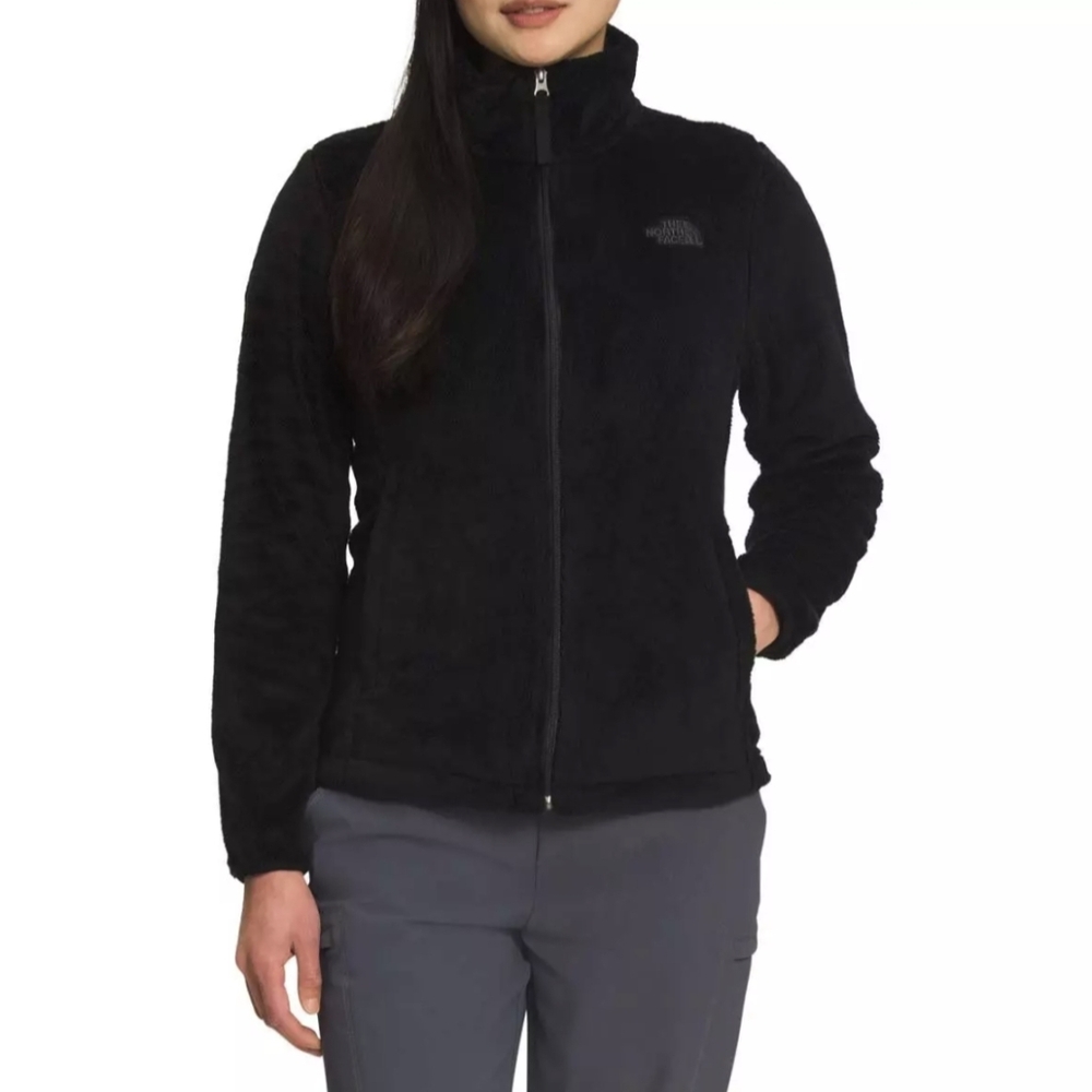 The North Face Osito Full Zip Fleece Jacket Size Large TNF Black NF0A3XBD EUC